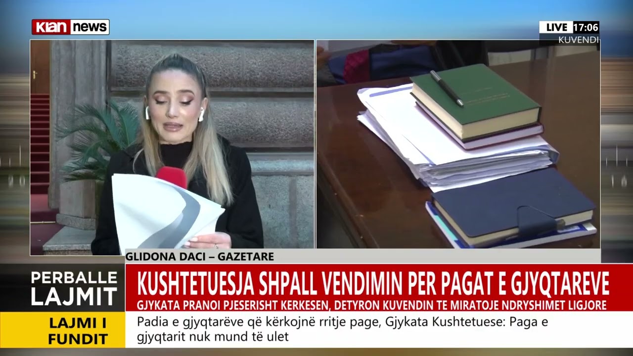 Kushtetuesja merr vendim për pagat e gjyqtarëve, i mbështet pjesërisht