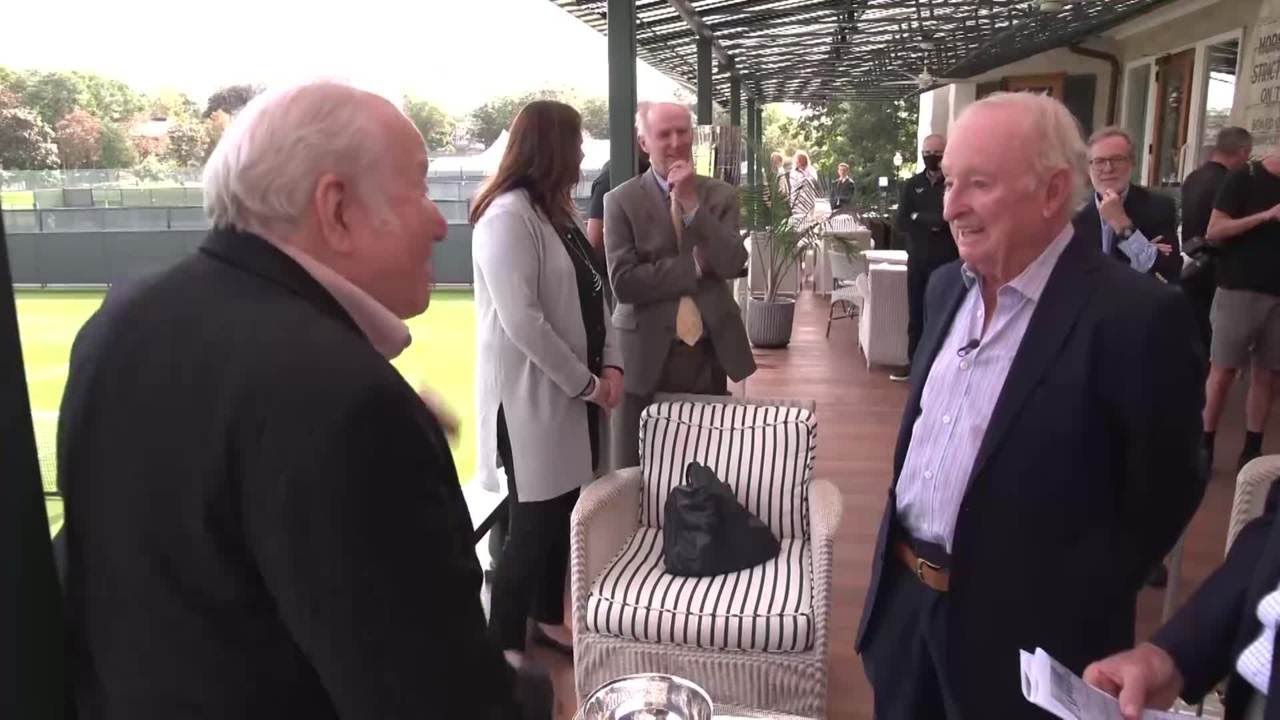 Rod Laver returns to Longwood Cricket Club