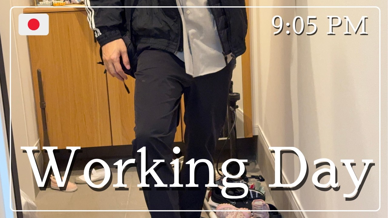 Salaryman's After-Work Night Routine |  Days spent solely on work and housework | Overworked