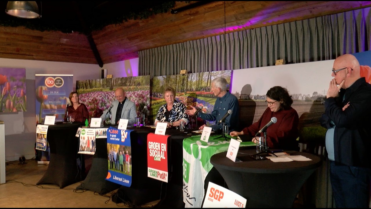 Kijk terug: lijsttrekkersdebat Lisse