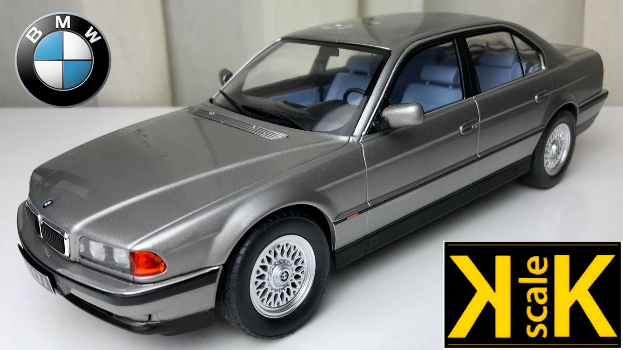 1:18 BMW 740i (silver, 7 series e38) - Limited edition, 1 of 1000 pcs. - KK-Scale [Unboxing]