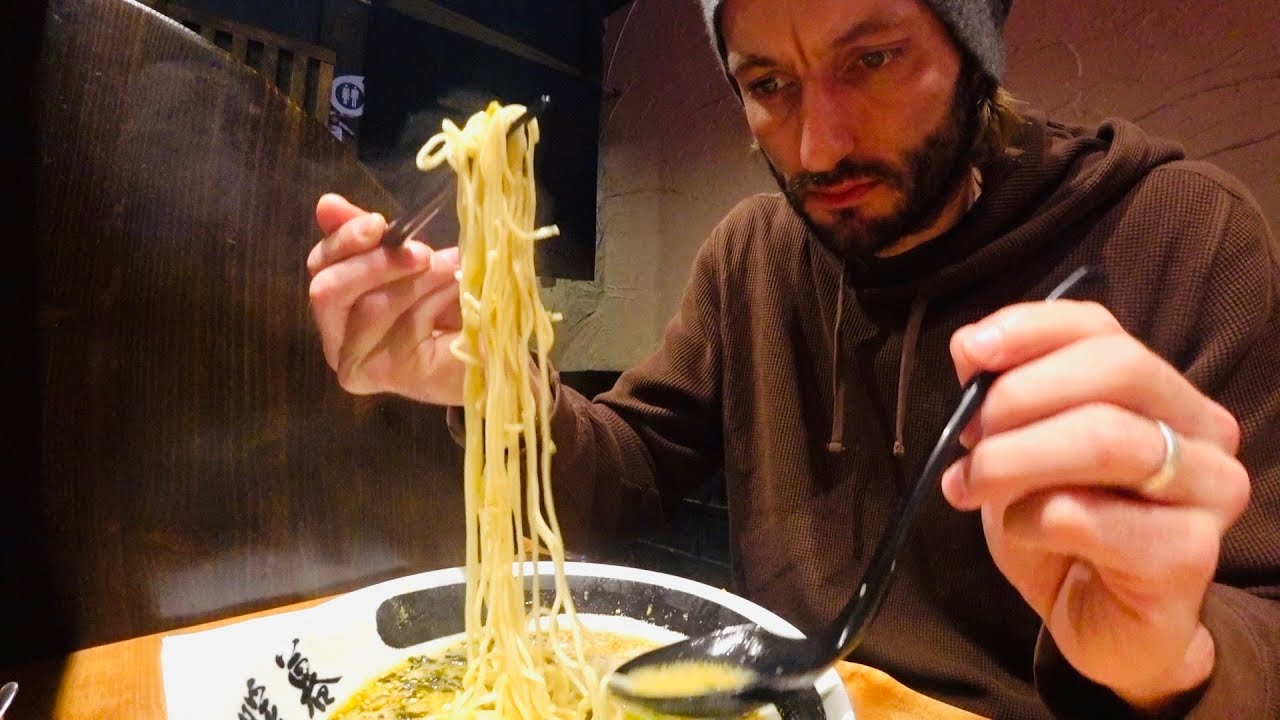 Negi-goma Ramen 🇯🇵 |  Trying Fukuoka Style Ramen In Canada