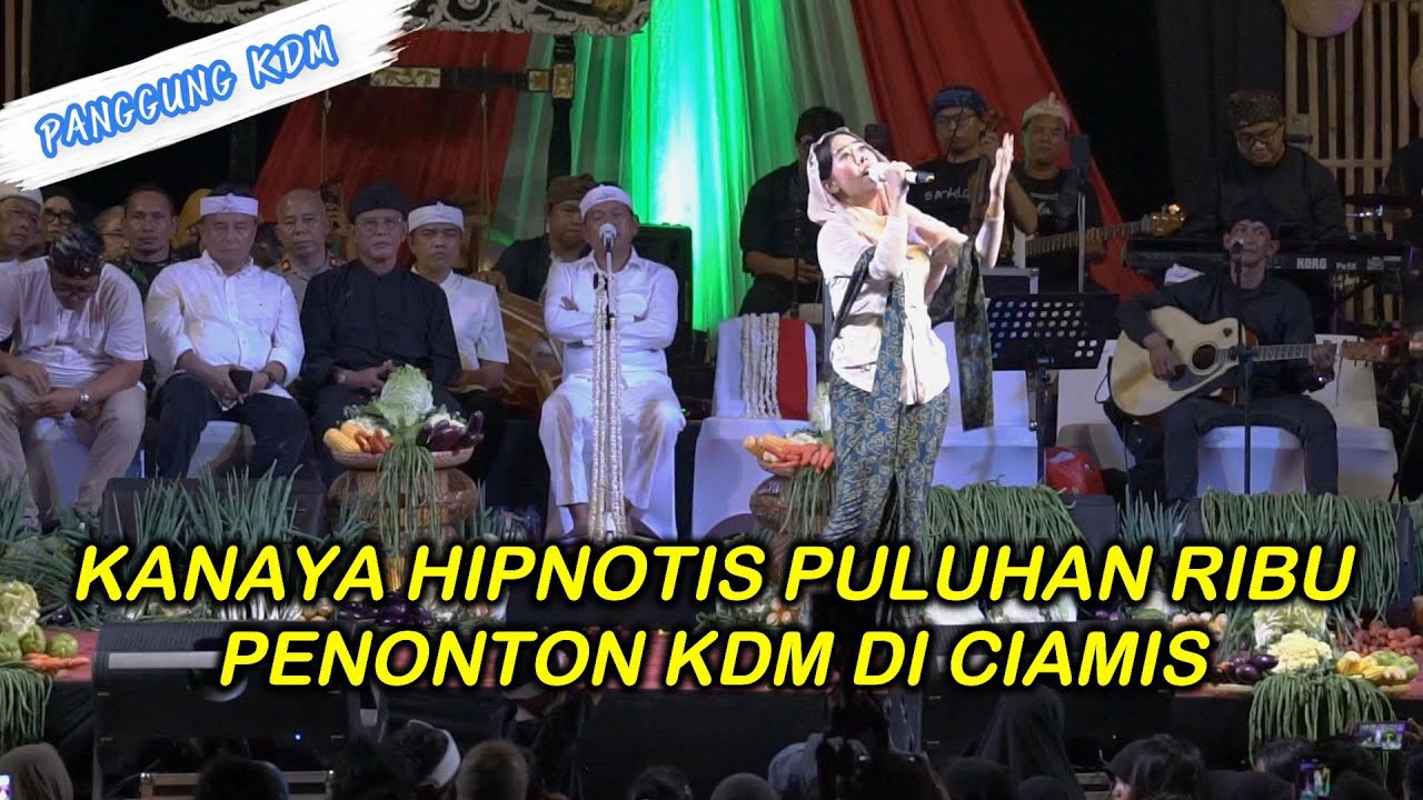 Kanaya Rindu Purnama Hipnotis Penonton KDM di Ciamis
