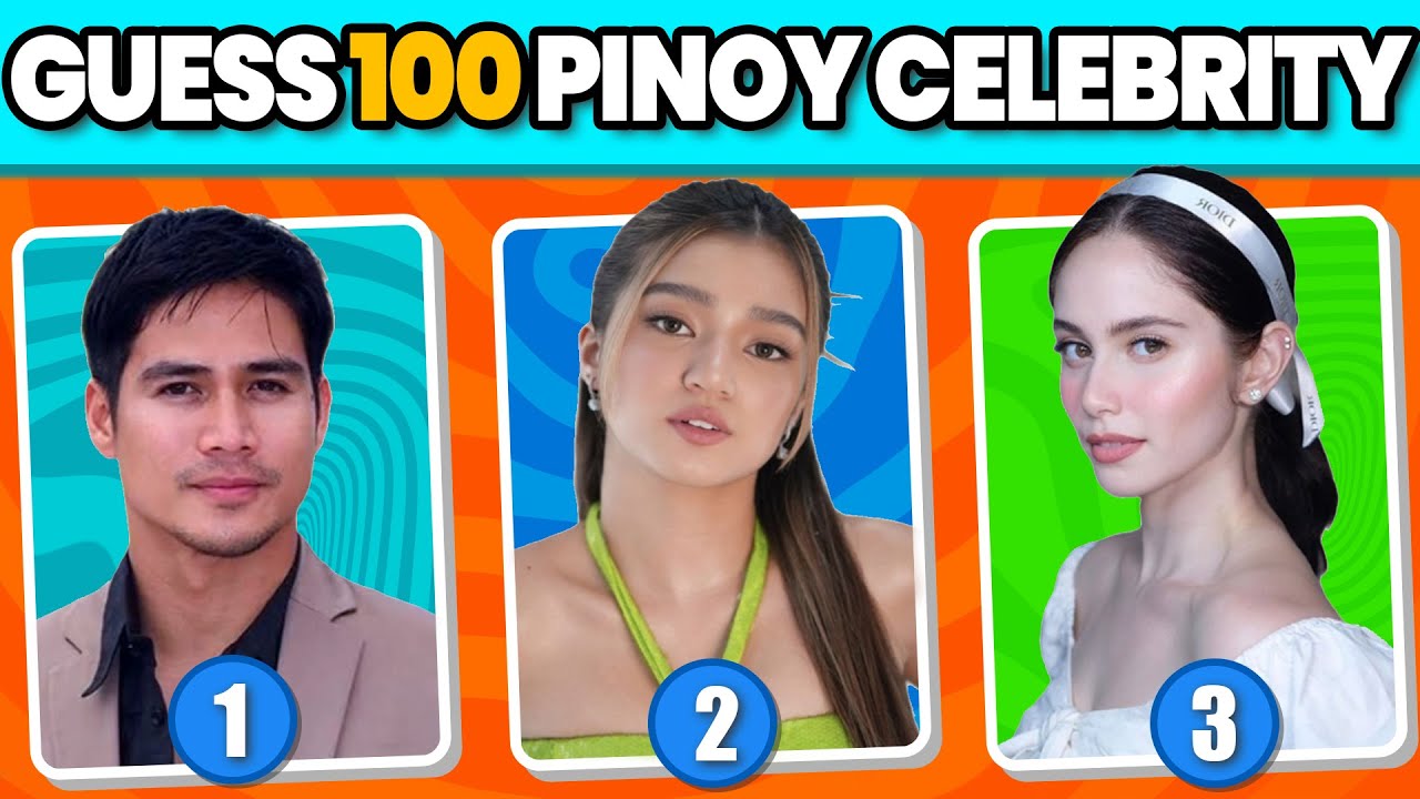 GUESS 💯 FAMOUS FILIPINO CELEBRITY│PINOY QUIZ
