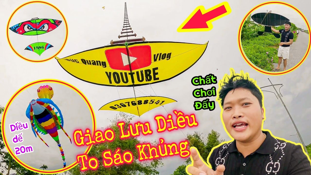 Lễ Hội Thi Thả Diều To Sáo Khủng Cực Chất Tại Thái Thuỵ Thái Bình