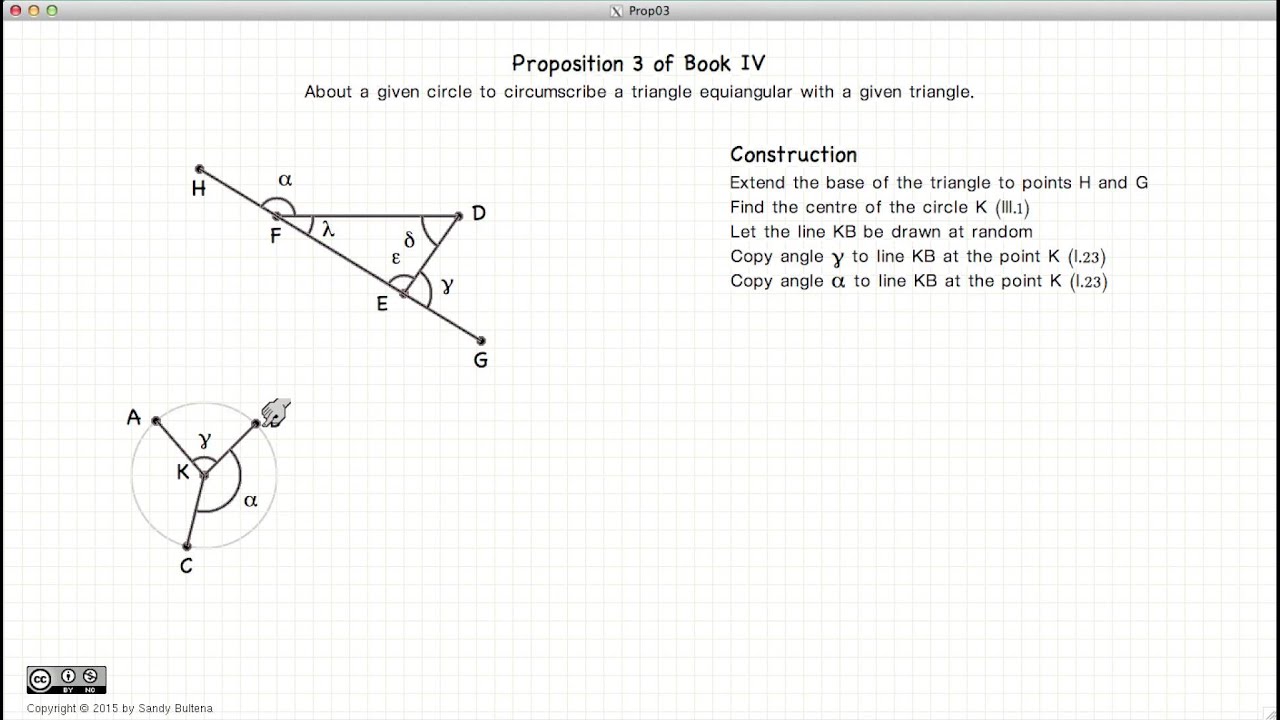 Euclid's Elements Book 4 - Proposition 3