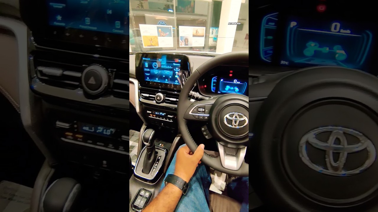 All New Toyota Urban Cruiser Hyryder V Hybrid Dashboard Design 😍❤️