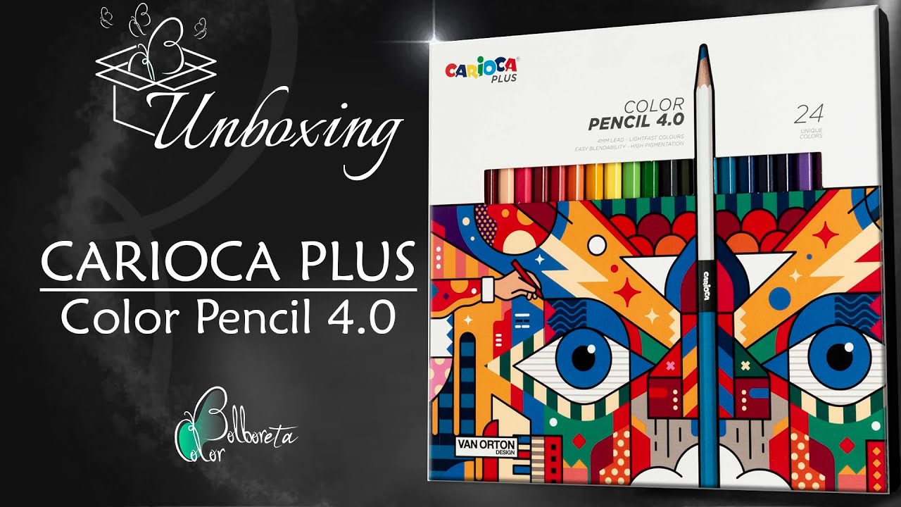 Unboxing: Carioca Plus pencil 4.0  - Lápices de colores