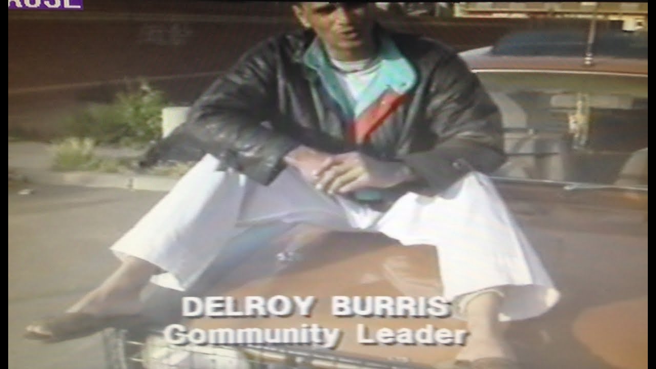 Toxteth, Liverpool, UK - 1988 : Police & Black Community Relations - featuring Delroy Burris (RIP)