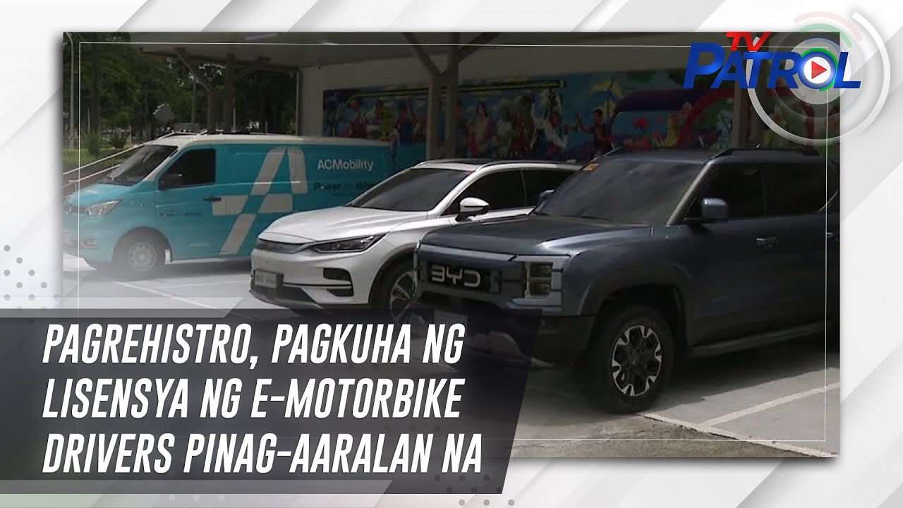 Pagrehistro, pagkuha ng lisensya ng e-motorbike drivers pinag-aaralan na | TV Patrol