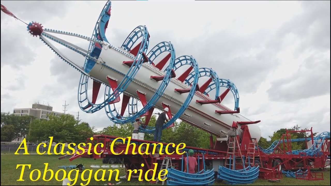 chance toboggan, a classic carnival ride by chance manufacturing