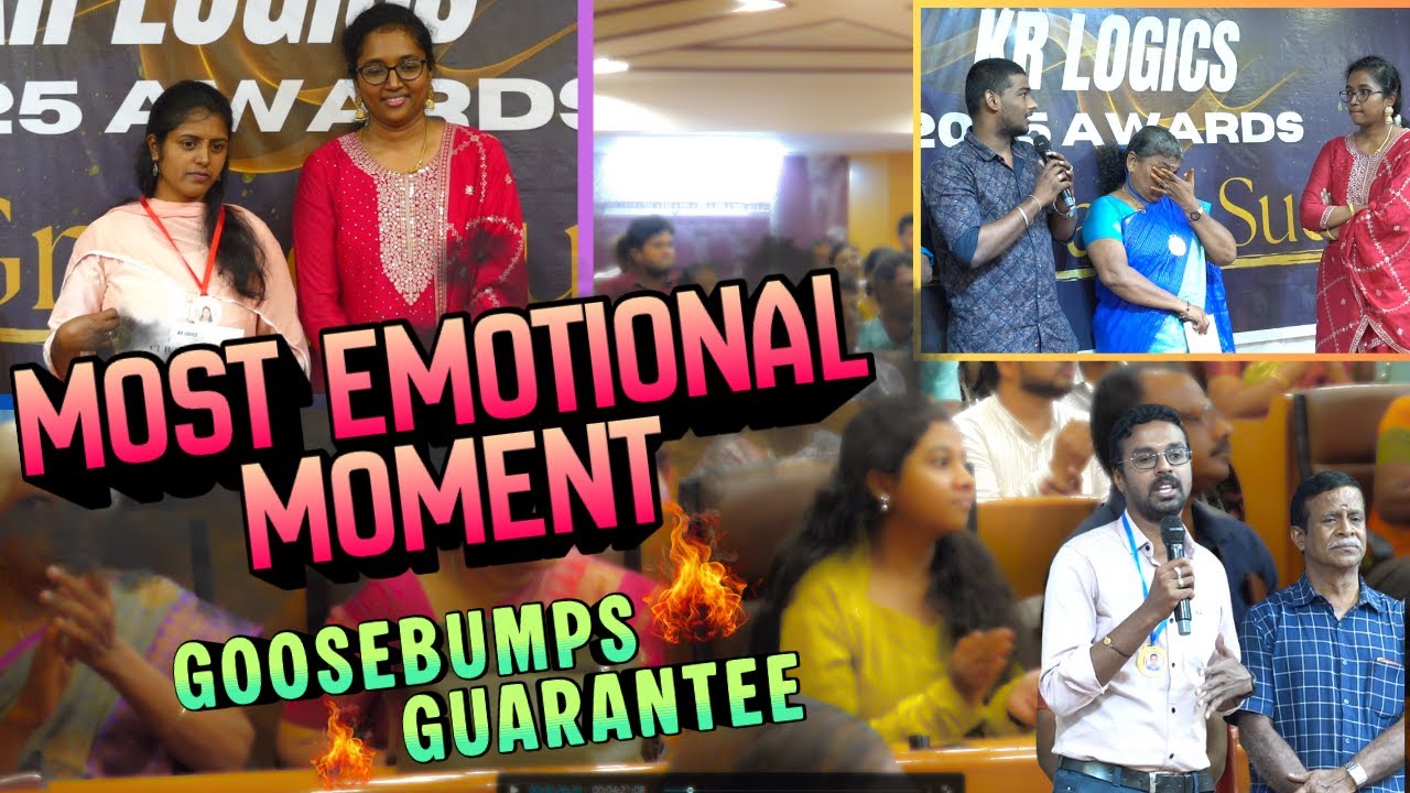 MOST EMOTIONAL MOMENT | KR LOGICS SUCCESS MEET 2025