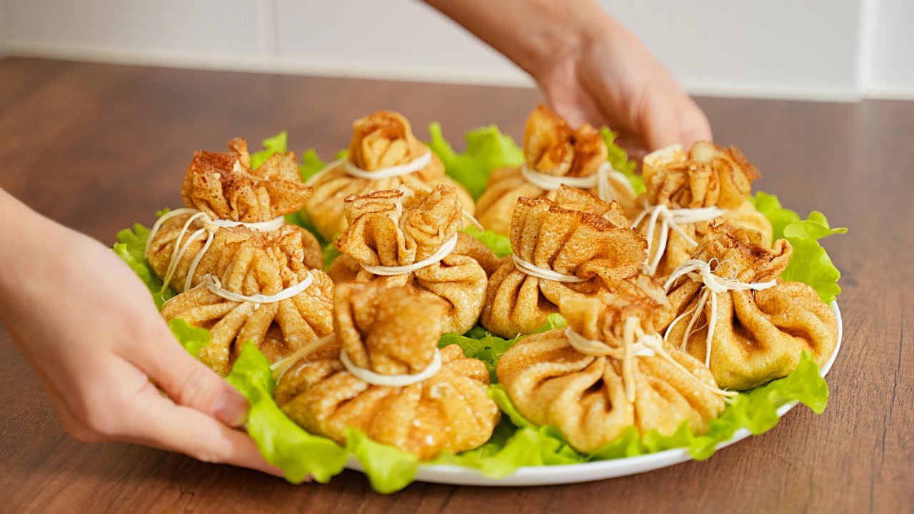Лучшая закуска на Новый Год 2026 и Рождество🎄🎄🎄 Съедается самая первая! Блинчики с курицей и грибами