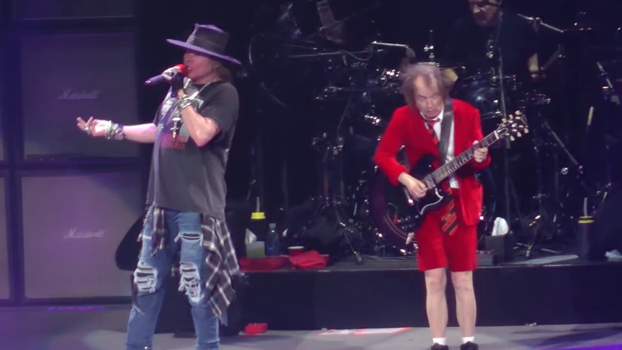 AC/DC W/Axl Rose - Thunderstruck (Madison Square Garden,Nyc) 9.14.16