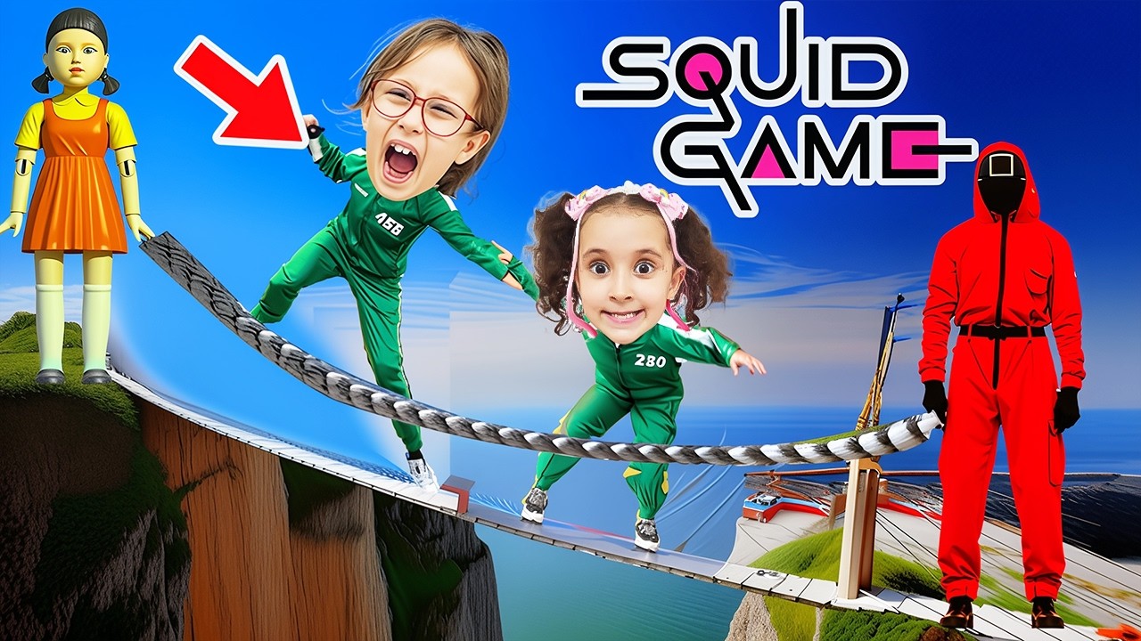 SQUİD GAME KAÇIŞ OPERASYONU !! GERÇEK HAYATTA SQUİD GAME 3 OYNADIK !! BAHAR BANU ALYA !! 