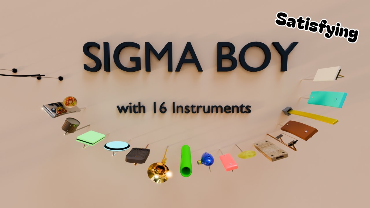 Sigma Boy Played On 16 Different Instruments with Marble