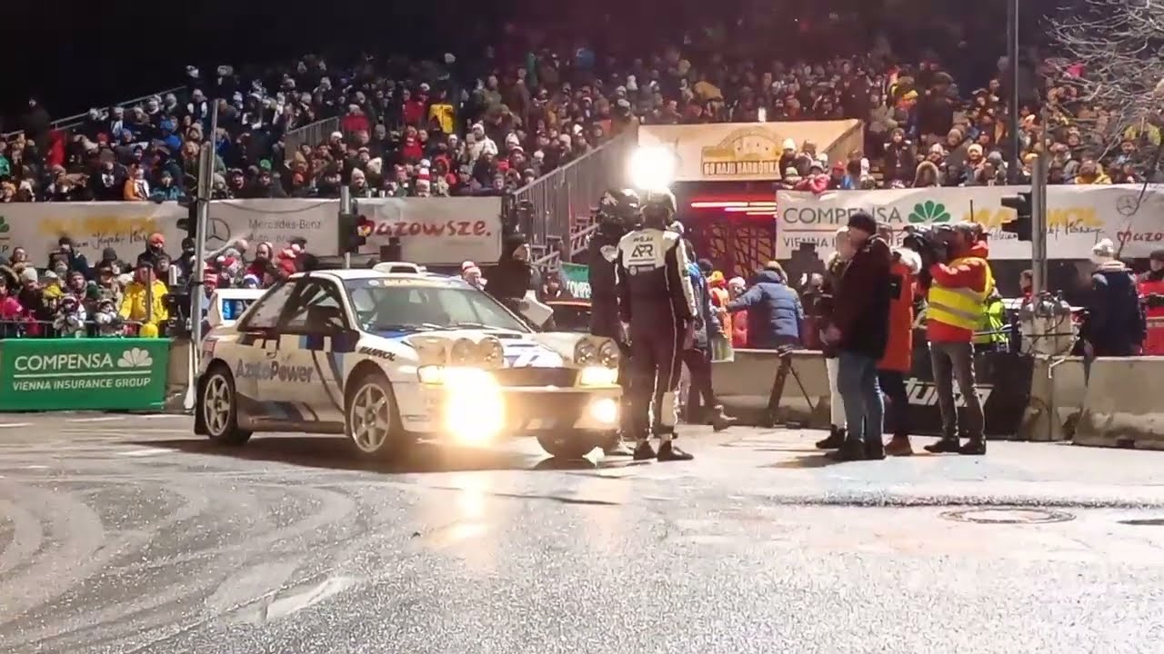 Co za show! Hołek i Wiślak z babcią na Karowej! 60. edycja Rajd Barbórka 2022 Subaru Impreza.
