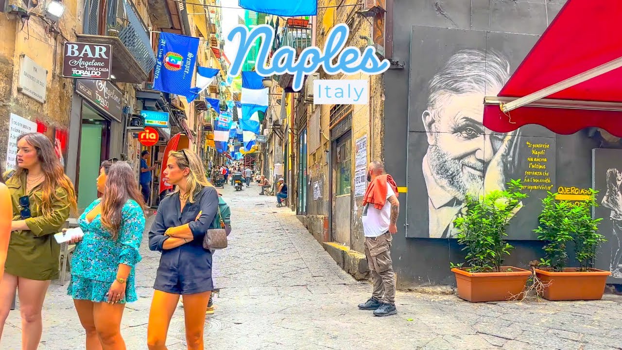 Naples, Italy 🇮🇹 - Summer 2023 - 4K-HDR Walking Tour (▶2 ½ Hours)