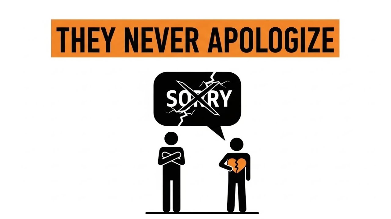 Psychology of People Who Never Apologize - It’s Not What You Think