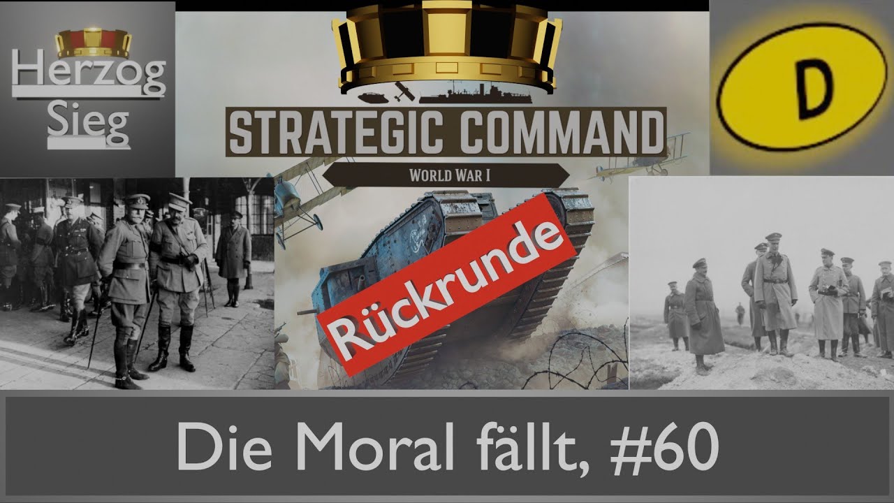 Strategic Command WW1: Entente, vs Duedman, Multiplayer Lets Play, #60 Die Moral fällt
