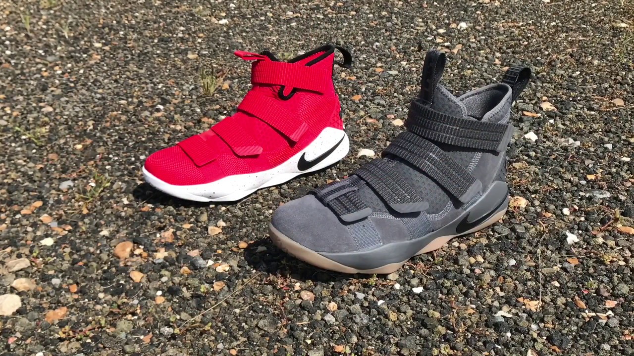 LEBRON SOLDIER 11 ALERT ON FOOT LEBRON SOLDIER 11 DOG DAYS ON FOOT AND DETAILED LOOK