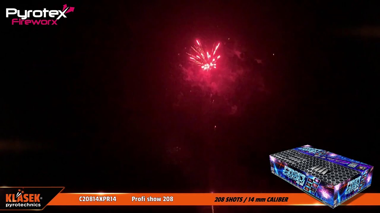 Klasek Pyrotechnics - Profi Show 208 - C20814XPR14