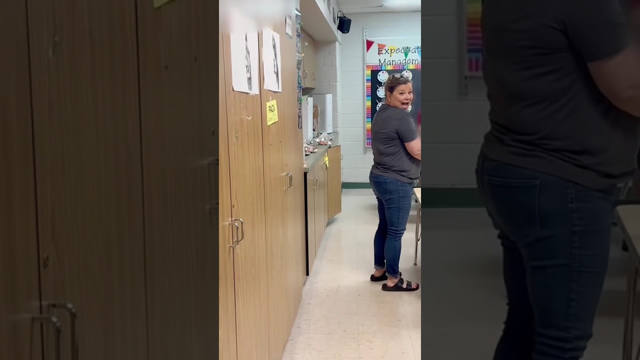 Our school tried the Andy’s Coming Challenge! **blurred for student privacy. #andyscoming #teachers