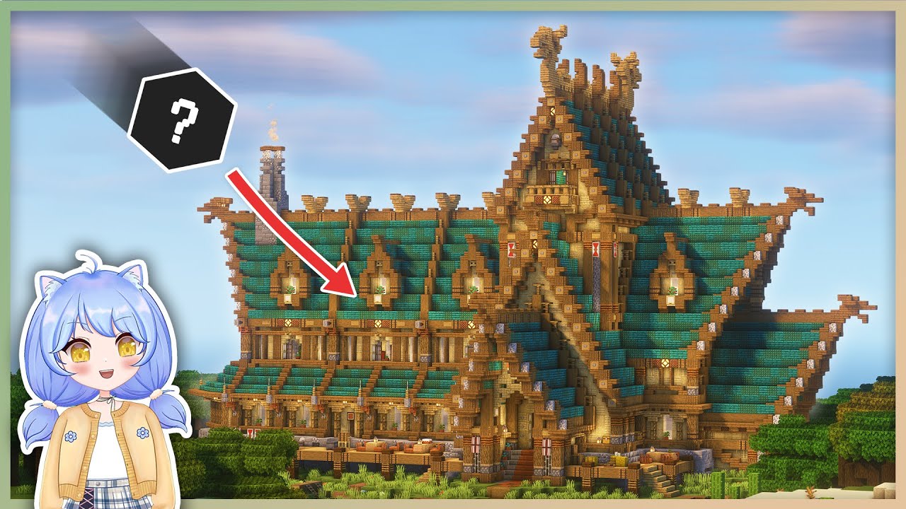 Minecraft: How to build a Ultimate Viking House #24