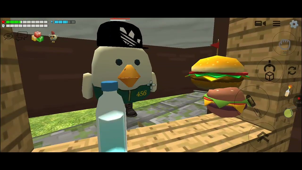 Jogando chicken gun polícia #chickengun #jogos 