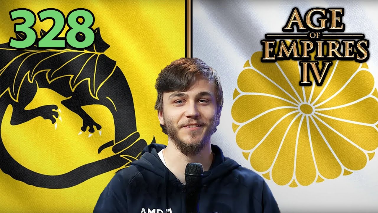 Die Drachen sind los - 1puppypaw (Drachenorden) vs Quiet (Japaner) - Age of Empires 4 - Cast 328