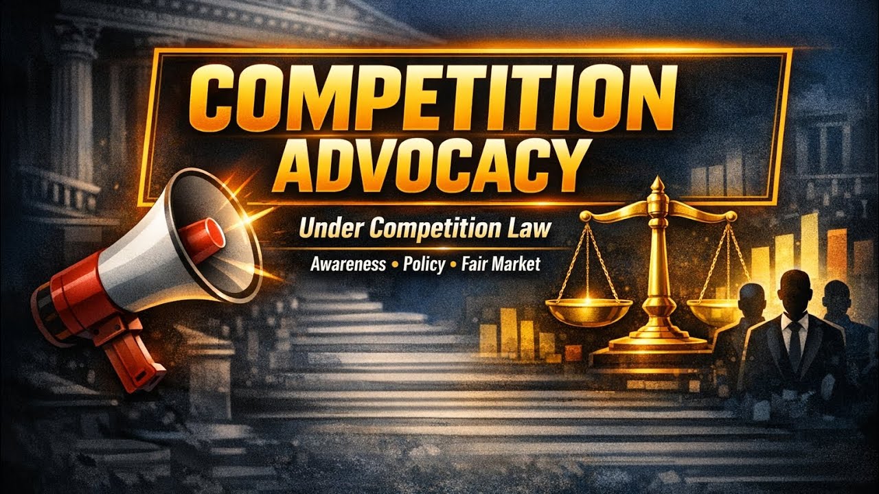Competition Advocacy In Competition Law l Easy Explanation With Example ✅ 