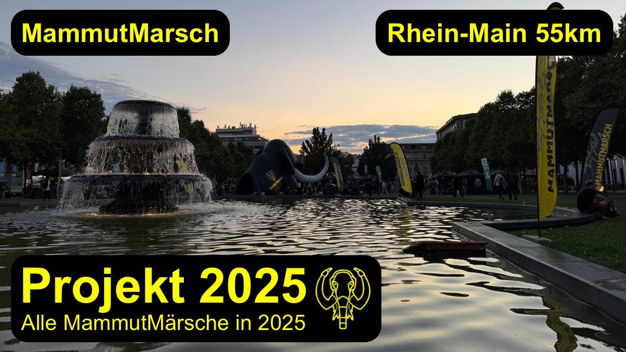 MammutMarsch Rhein-Main (Wiesbaden) 55km 2025 | Das Debüt der MM Fritten! Oder doch Pommes?