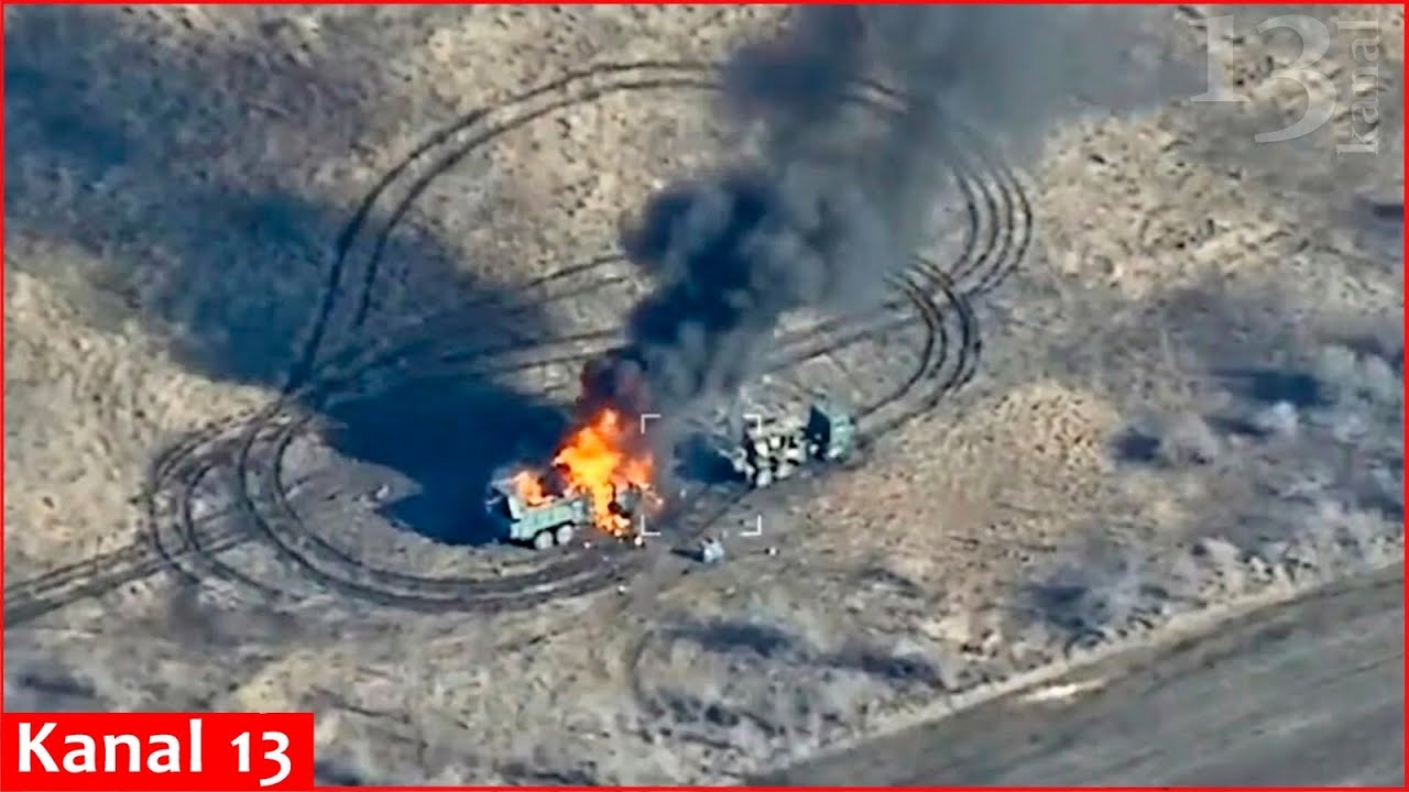 Видеозапись уничтожения российских систем ПВО и радиолокационных станций на оккупированных террит...
