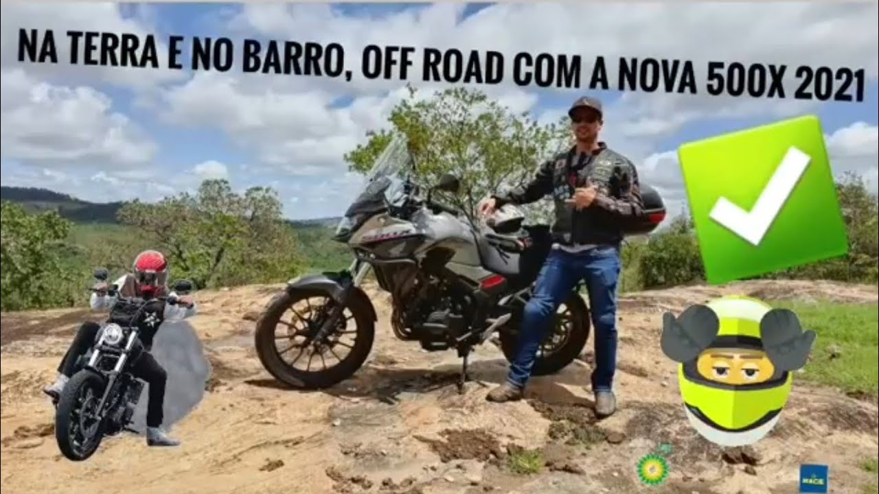 Nova CB500X no OFF Road e consumo esportivo!
