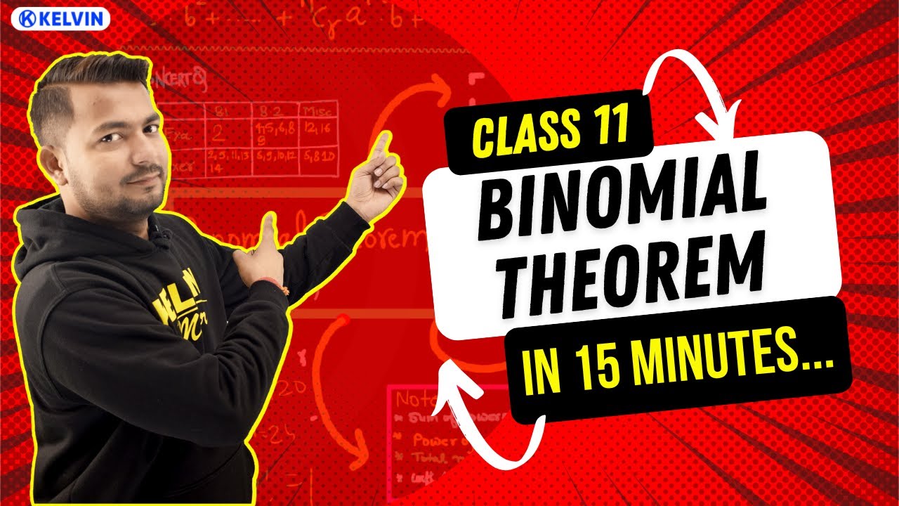 Binomial Theorem Class 11 Mind Map | Super Quick Revision in Just 15 Minutes ⏱