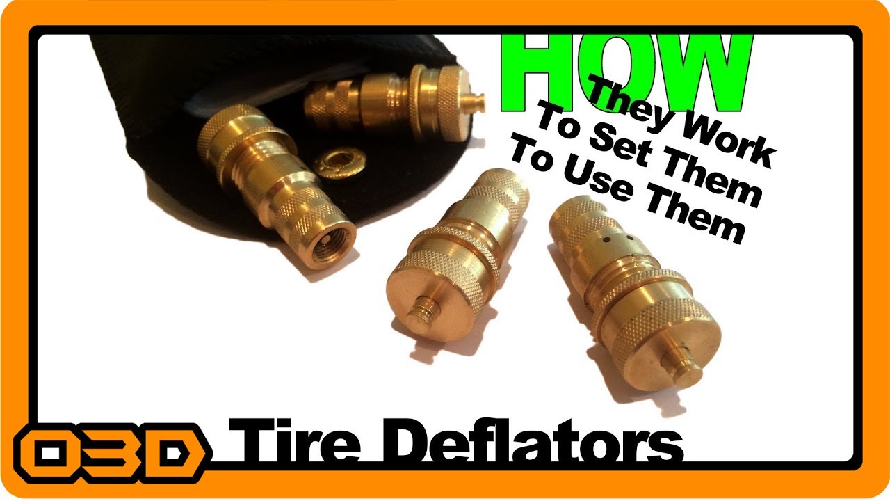 Tire Deflators - How They Work, How to Use Them