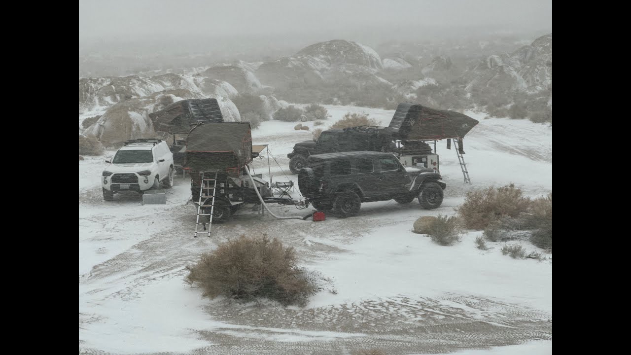 Alabama Hills and Reward Mine Overland Blizzard 2023