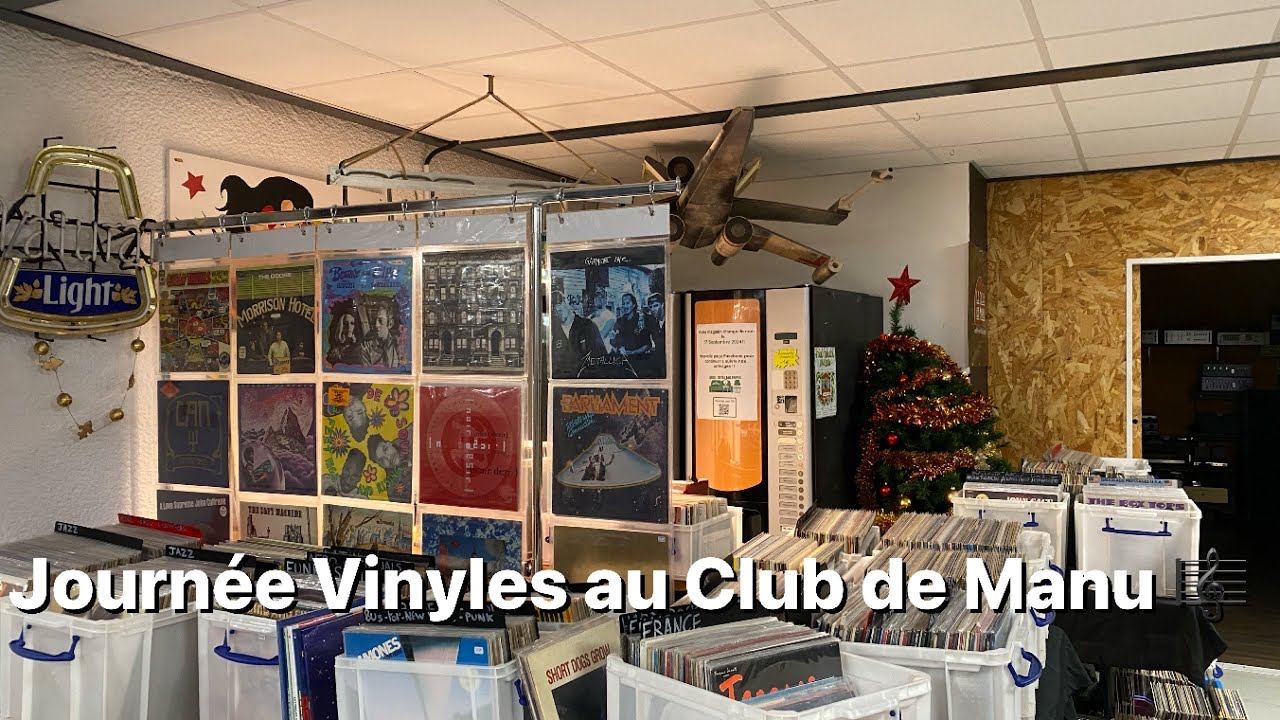 Super 👌journée Vinyles, écoute 👂 échange, tous ce que l’on aime 😍au club 🎼
