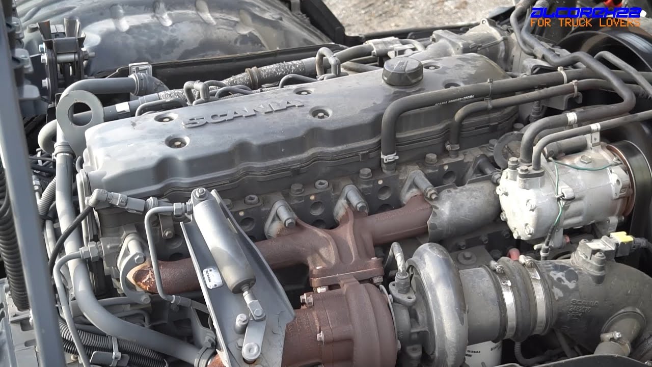 Scania DC07(Cummins ISB 6.7 based) Euro6 Engine View