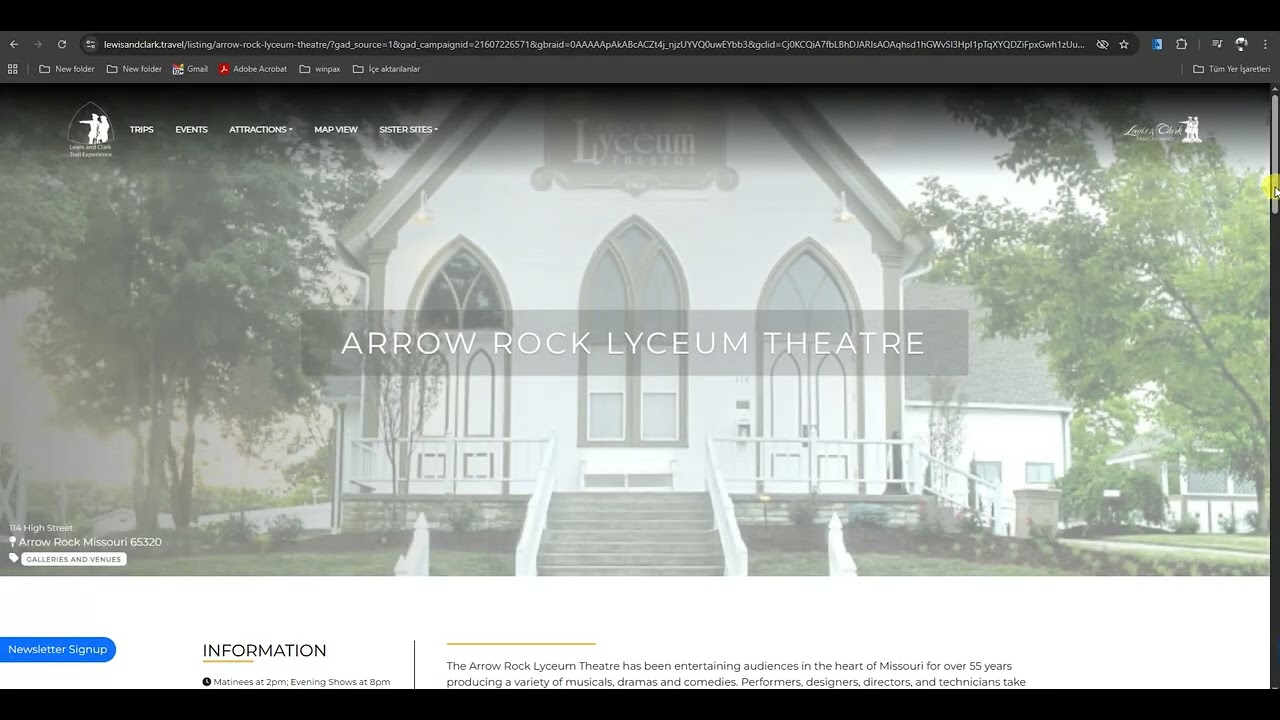 Arrow Rock Lyceum Theatre E-Gift Card