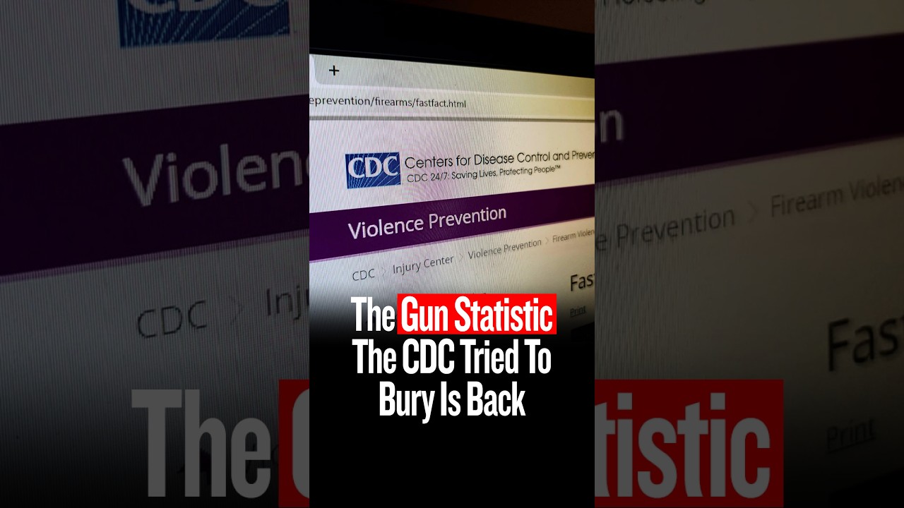 The Gun Statistic The CDC Tried To Bury Is Back