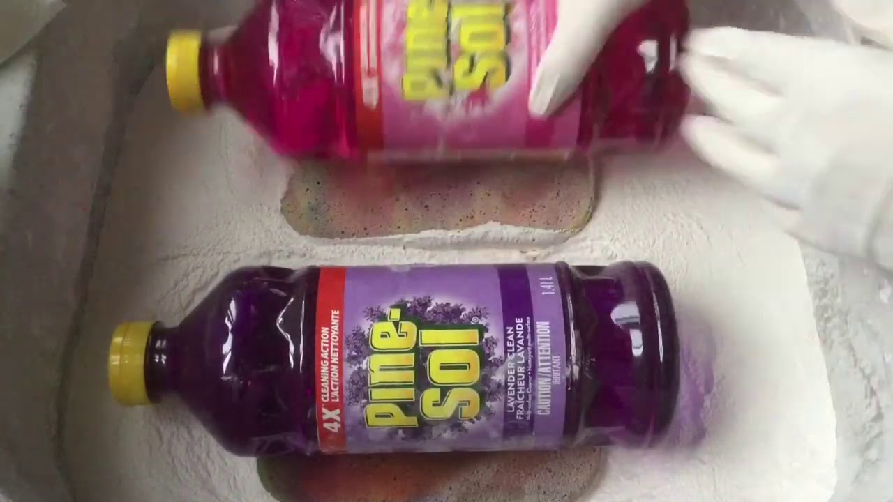 BABY POWDER? & Lavender/Cherry Pinesol paste asmr