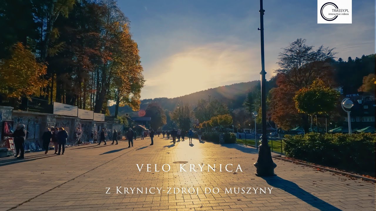 Trasa rowerowa Velo Krynica. Z Krynicy-Zdrój do Muszyny przez Powroźnik.