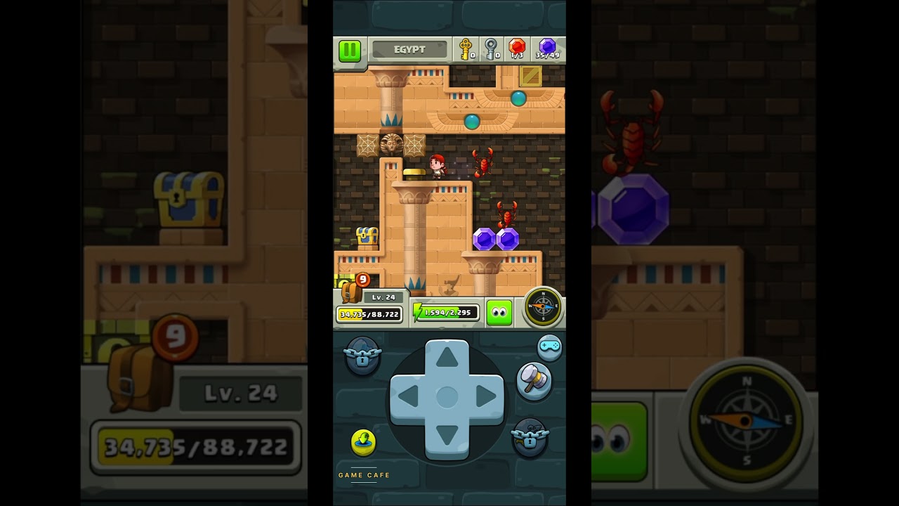 Diamond Quest Egypt 1 Level 4 Secret Stage Way | GameCafe #diamondquest #diamondquestwalkthrough