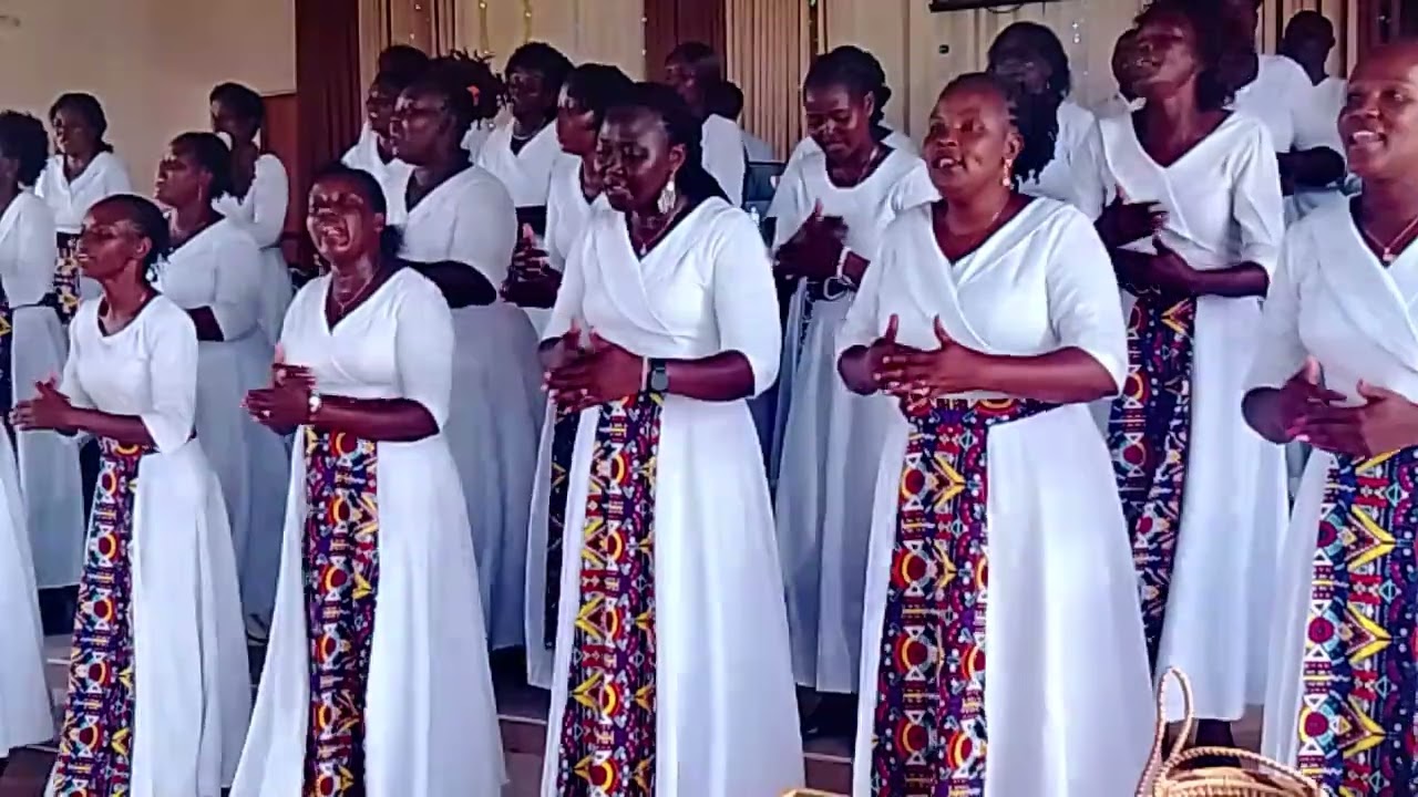 A.I.C choir milimani Lodwar performing in kalokol during kalokol A.I.C church fundraiser