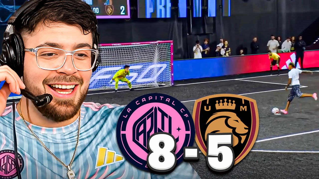 ¡LA CAPITAL CF GOLEA A MOSTOLES DE DJMARIIO EN LA KINGS LEAGUE! GOL DE PENAL DE LAMINE YAMAL