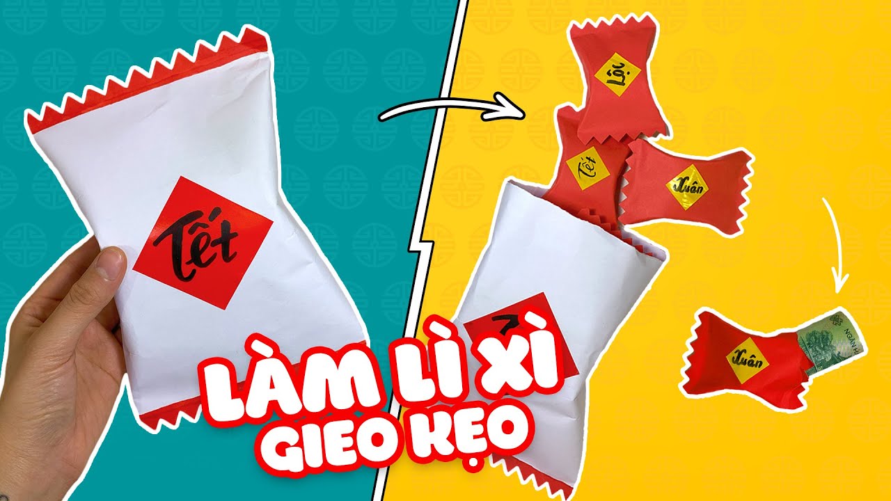 Cách Làm Lì Xì Gieo Kẹo Siêu Đơn Giản Đón Tết 2024 | U Mê Giấy