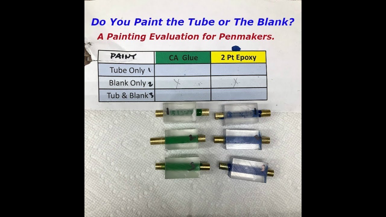 Paint the Tube or the Blank?