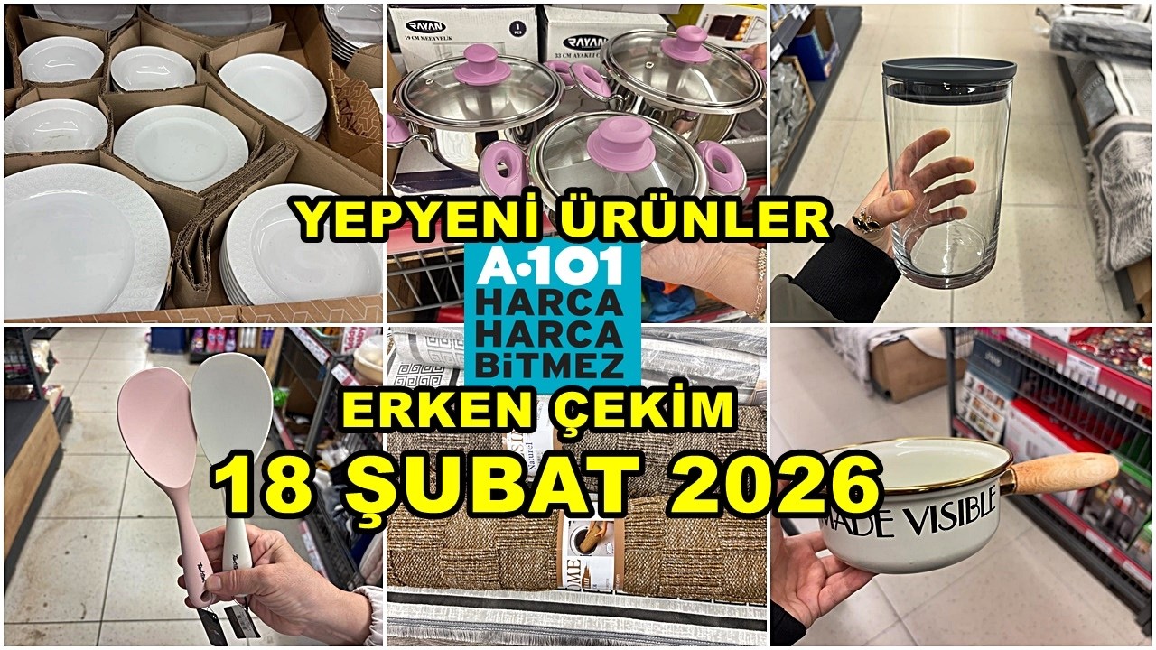 A101’E KOŞUN 💃/ERKEN ÇEKİM 18 ŞUBAT 2026💃İLK BİZ GÖSTERİYORUZ/İLK SEN GÖR🔥A101 BU HAFTA COŞUYOR!🔥