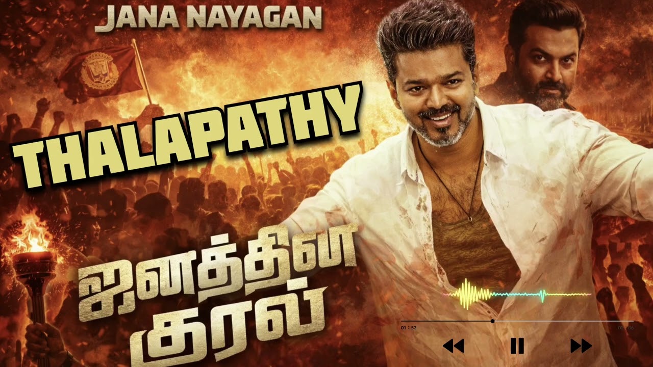ஜனத்தின் குரல் | Jana Nayagan Mass Song | Thalapathy Vijay | Anirudh Musical Style |Political Anthem